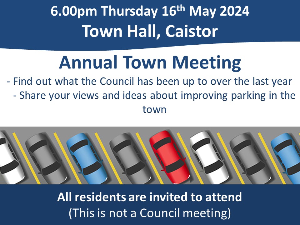 Annual town meeting poster