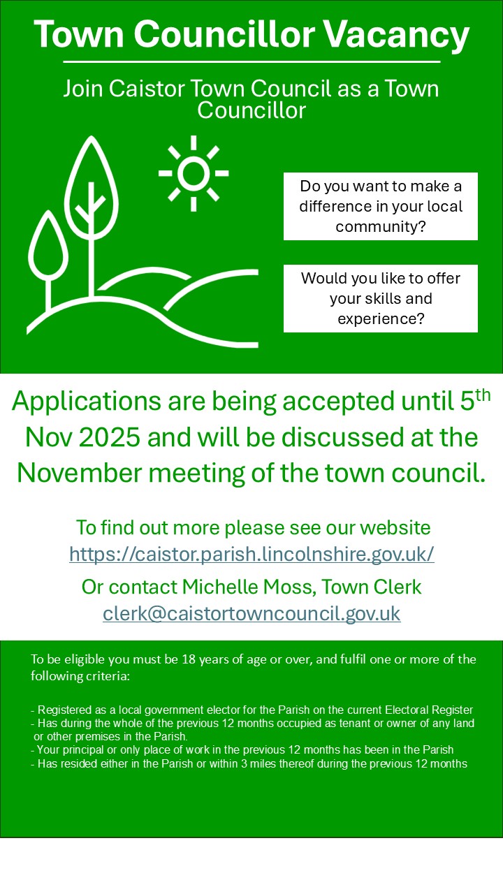 councillor vacancy Oct 25